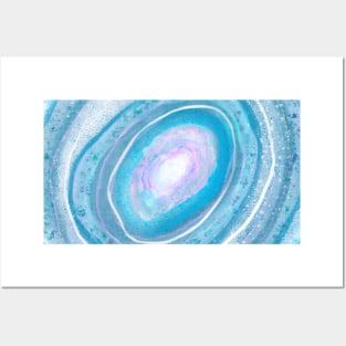 Pastel Geode Posters and Art